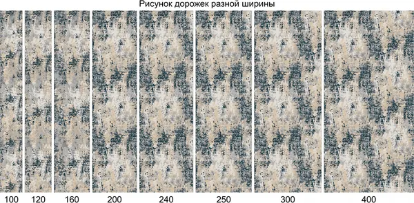 Изображение товара Ковровая дорожка Merinos Palermo F283-STAN-GRAY (1x25)