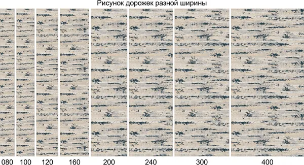 Изображение товара Ковровая дорожка Merinos Palermo F298-STAN-GRAY (1x25)