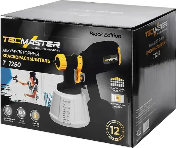 Изображение товара Краскопульт электрический Tecmaster T 1250 DIY 21V