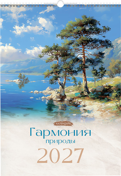 Изображение товара Календарь настенный BG Гармония природы. 2027 год / 391322