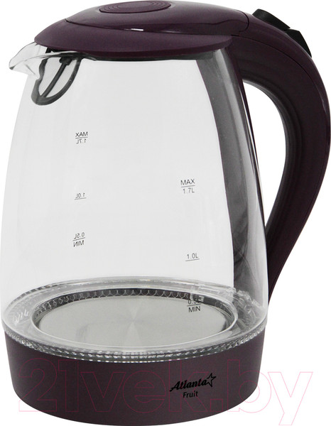 Изображение товара Электрочайник Atlanta АТН-2461 (фиолетовый)