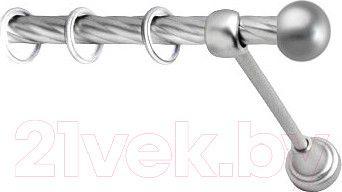 Изображение товара Карниз для штор Lm Decor Шар малый 124 1р витой (сатин, 1.8м)