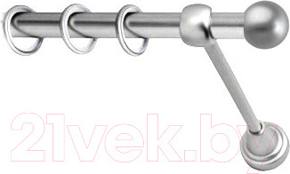 Изображение товара Карниз для штор Lm Decor Шар малый 124 1р гладкий (сатин, 4м)