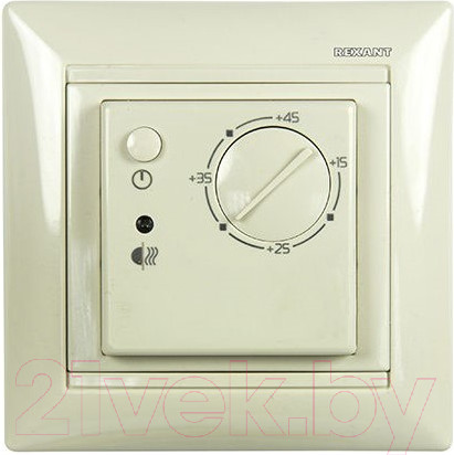 Изображение товара Терморегулятор для теплого пола Rexant RX-308 B / 51-0563 (бежевый)