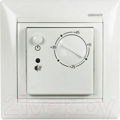 Изображение товара Терморегулятор для теплого пола Rexant RX-308 B / 51-0562 (белый)