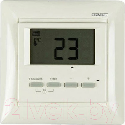 Изображение товара Терморегулятор для теплого пола Rexant RX-511H / 51-0567 (бежевый)