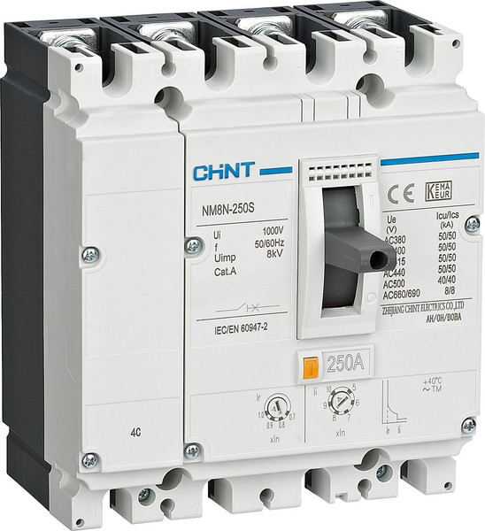 Изображение товара Выключатель автоматический Chint NM8N- 250C 4Р 250A 36кА / 271158