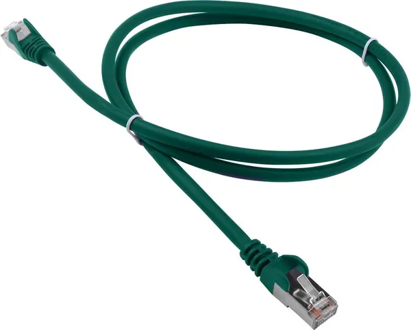 Изображение товара Кабель Lanmaster LAN-PC45/S5E-15-GN (15м, зеленый)