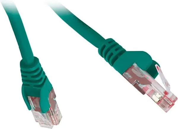 Изображение товара Кабель Lanmaster LAN-PC45/U6-1.0-GN (1м, зеленый)