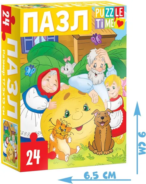 Изображение товара Пазл Puzzle Time Репка / 7005860 (24эл)