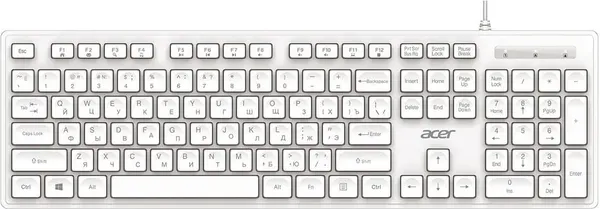 Изображение товара Комплект клавиатура и мышь Acer OCC504 / ZL.ACC11.00N (белый)