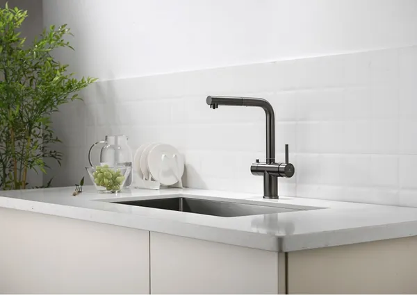 Изображение товара Смеситель Ganzer GZ16036-Q (оружейная сталь)