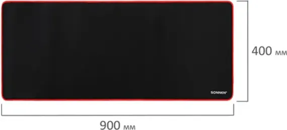 Изображение товара Коврик для мыши Sonnen 513959 (черный)