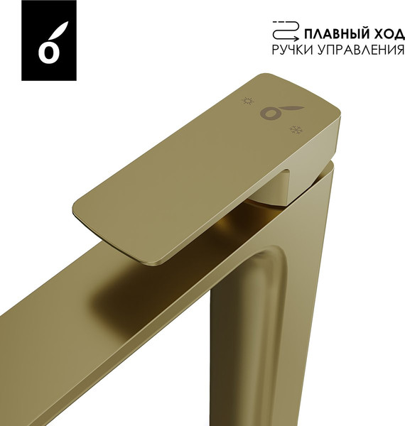 Изображение товара Смеситель Oliveeka OL-239003-BG (золотой матовый)