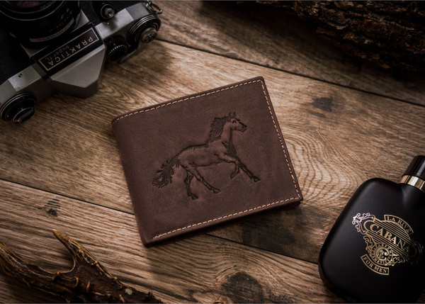 Изображение товара Портмоне Cedar N992-CHM-HORSE-BL (коричневый)