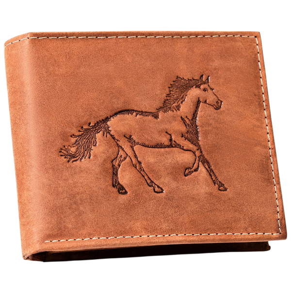 Изображение товара Портмоне Cedar N992-CHM-HORSE-BL (коньяк)