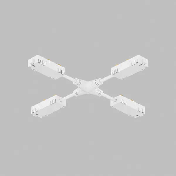 Изображение товара Коннектор для шинопровода Denkirs Smart Hide / TR2116-WH