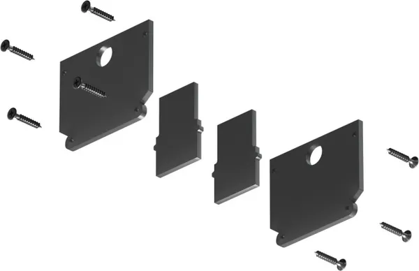 Изображение товара Заглушка для шинопровода Denkirs Smart One TR2025-BK