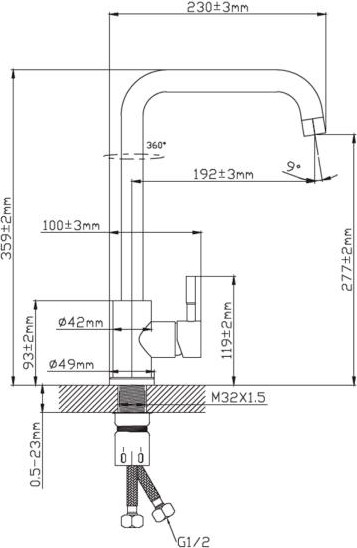 Изображение товара Смеситель Diadonna D46-0004BL