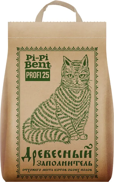 Изображение товара Наполнитель для туалета Pi-Pi-Bent Profi / 01571 (9.3кг)