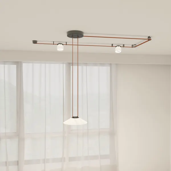 Изображение товара Комплект трековых светильников Denkirs Belty Set DK55SET02-01-BR