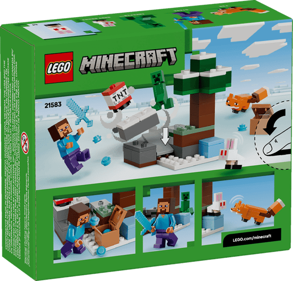 Изображение товара Конструктор Lego Minecraft Приключение Стива в тайге 21583