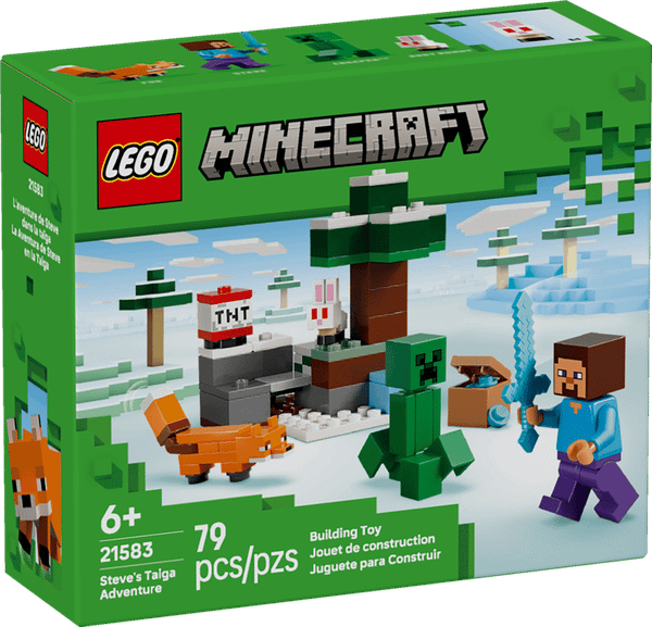 Изображение товара Конструктор Lego Minecraft Приключение Стива в тайге 21583