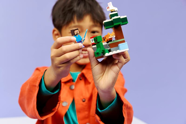 Изображение товара Конструктор Lego Minecraft Приключение Стива в тайге 21583