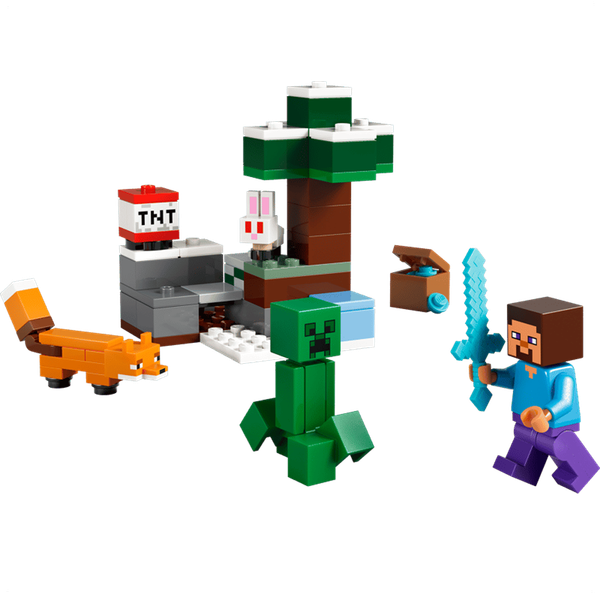 Изображение товара Конструктор Lego Minecraft Приключение Стива в тайге 21583