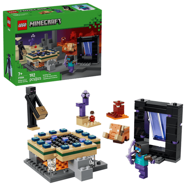 Изображение товара Конструктор Lego Minecraft Путешествие к порталам Нижнего мира и Энда 21584
