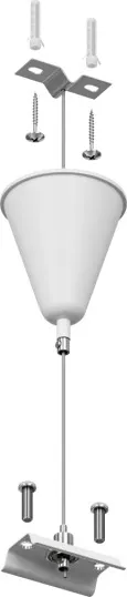 Изображение товара Крепление для трековой системы Denkirs DK Track White TR1105-WH