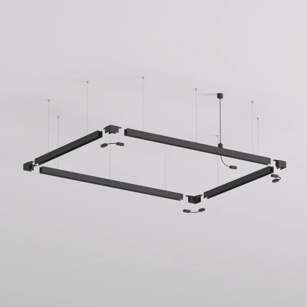 Изображение товара Ввод питания для шинопровода Denkirs Smart Base TR2124-BK