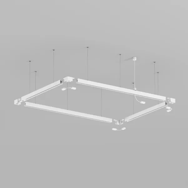 Изображение товара Ввод питания для шинопровода Denkirs Smart Base TR2124-WH