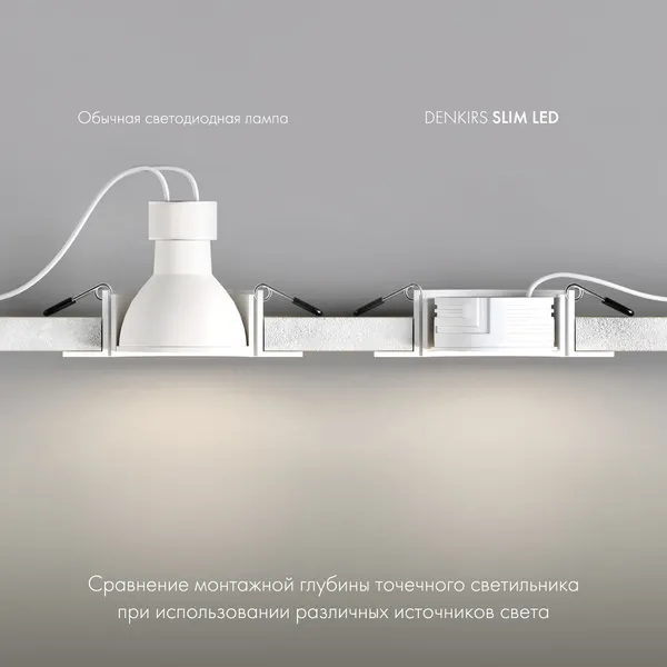 Изображение товара Светодиодный модуль Denkirs Slim Led DK3000-7W-BK