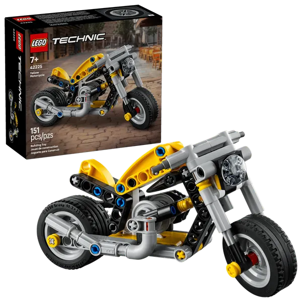 Изображение товара Конструктор Lego Technic Желтый мотоцикл 42225