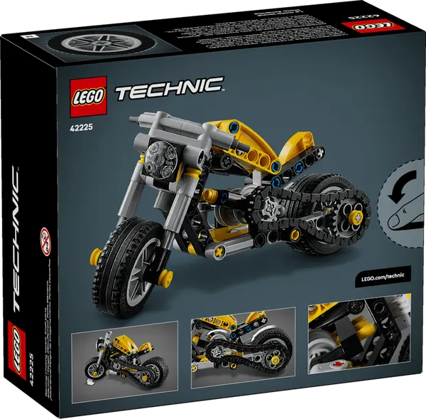 Изображение товара Конструктор Lego Technic Желтый мотоцикл 42225