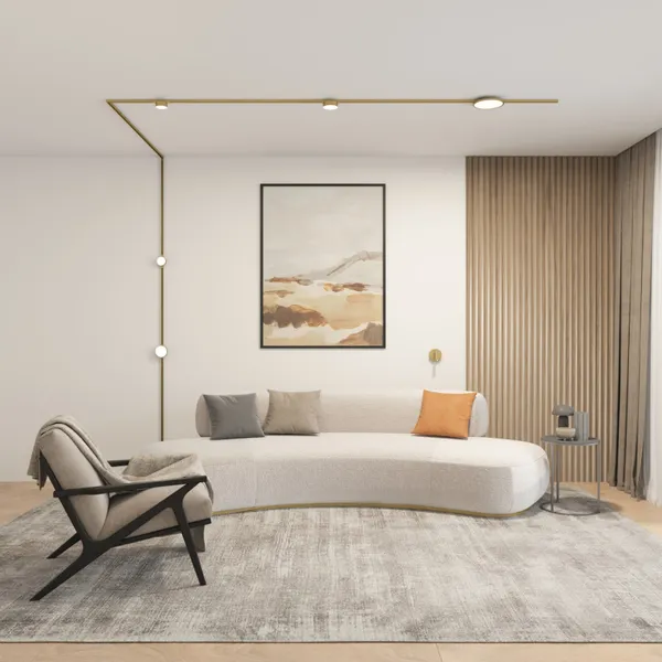 Изображение товара Трековый светильник Denkirs Shine Flow DK5763-SB