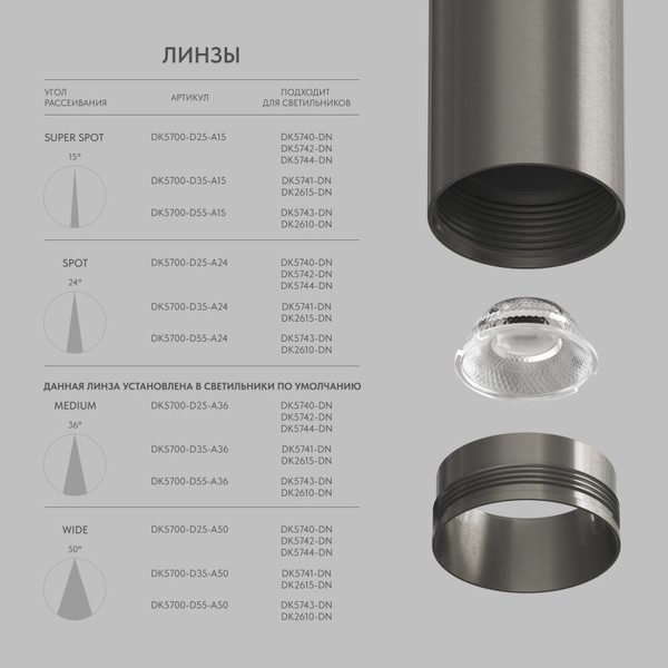 Изображение товара Трековый светильник Denkirs Shine Spot DK5740-DN