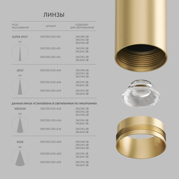 Изображение товара Трековый светильник Denkirs Shine Spot DK5744-SB