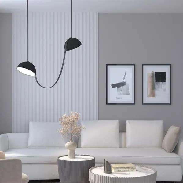 Изображение товара Трековый светильник Denkirs Belty Flow DK5560-BK