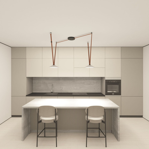 Изображение товара Трековый светильник Denkirs Belty Flow DK5564-WH+BK