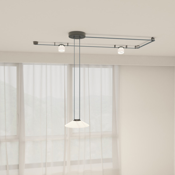 Изображение товара Трековый светильник Denkirs Belty Flow DK5564-WH+BK