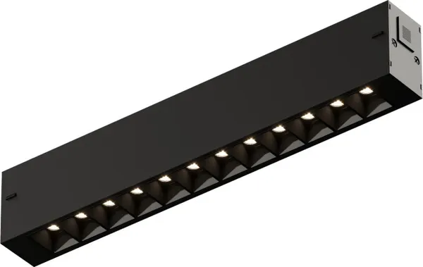 Изображение товара Трековый светильник Denkirs Simple Grill DK8101-BK