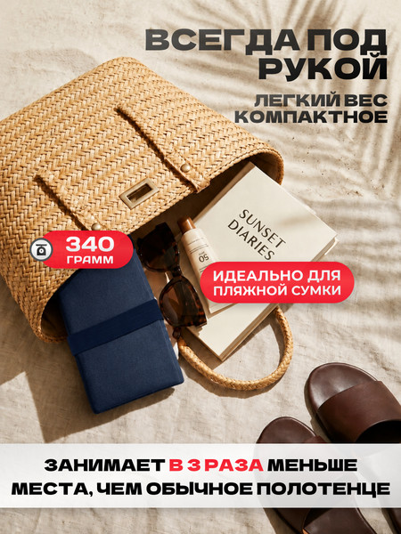 Изображение товара Полотенце Clam B006 80х160 (синий)