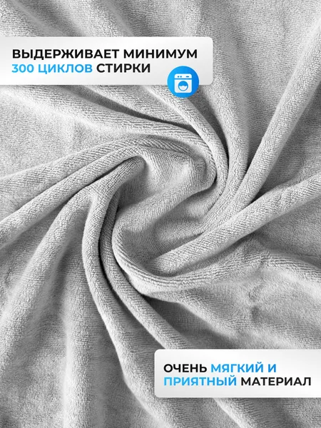Изображение товара Полотенце Clam ST019 50х100 (серый)