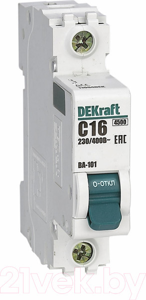 Изображение товара Выключатель автоматический DEKraft 11149DEK