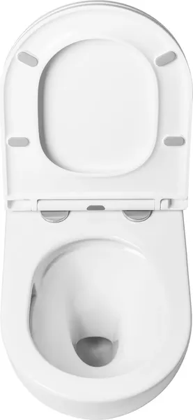 Изображение товара Унитаз подвесной с инсталляцией Saniteco KW-9003WT + 501 + K01-W (с кнопкой ,белый)