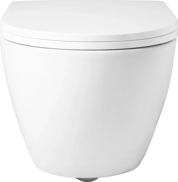 Изображение товара Унитаз подвесной с инсталляцией Saniteco KW-9003WT + 501 + K01-W (с кнопкой ,белый)