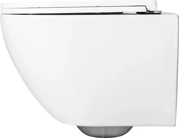 Изображение товара Унитаз подвесной с инсталляцией Saniteco KW-9003WT + 501 + K01-W (с кнопкой ,белый)