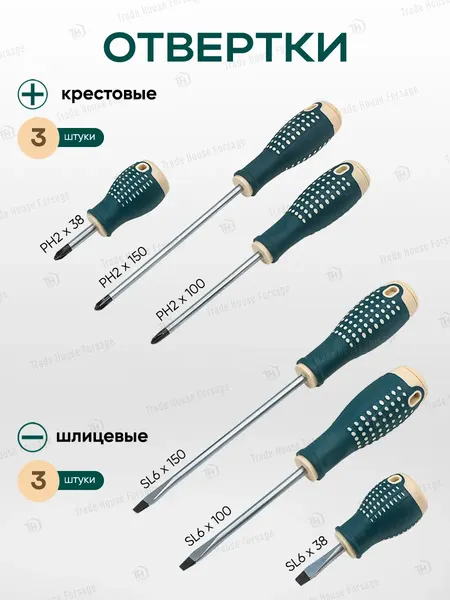 Изображение товара Универсальный набор инструментов RockForce RF LIGHT-42022-5 (61107)